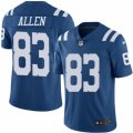 Mens Nike Indianapolis Colts #83 Dwayne Allen Limited Royal Blue Rush NFL Jersey