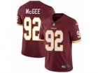 Mens Nike Washington Redskins #92 Stacy McGee Vapor Untouchable Limited Burgundy Red Team Color NFL Jersey