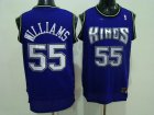 nba sacramento kings #55 williams purple