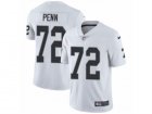 Mens Nike Oakland Raiders #72 Donald Penn Vapor Untouchable Limited White NFL Jerse