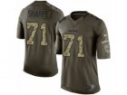 Mens Nike Oakland Raiders #71 David Sharpe Limited Green Salute to Service NFL Jersey