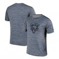 Men's Chicago Bears Nike Gray Black Striped Logo Performance T-Shirt
