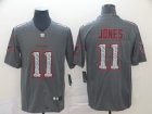 Nike Falcons #11 Julio Jones Gray Camo Vapor Untouchable Limited Jersey