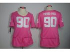 Nike Womens New York Giants #90 Pierre-Paul pink Jerseys[breast Cancer Awareness]