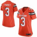 Womens Nike Cleveland Browns #3 Cody Parkey Limited Orange Alternate NFL Jersey