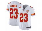 Women Nike Kansas City Chiefs #23 Phillip Gaines Vapor Untouchable Limited White NFL Jersey