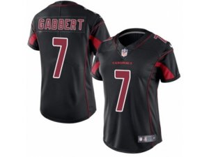 Women Nike Arizona Cardinals #7 Blaine Gabbert Limited Black Rush NFL Jersey