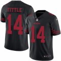 Youth Nike San Francisco 49ers #14 Y.A. Tittle Limited Black Rush NFL Jersey
