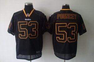 nfl pittsburgh steelers #53 pouncey black[field shadow premier]