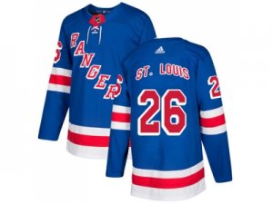 Men Adidas New York Rangers #26 Martin St.Louis Royal Blue Home Authentic Stitched NHL Jersey