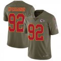 Nike Chiefs #92 Tanoh Kpassagnon Olive Salute To Service Limited Jersey