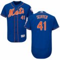 Mens Majestic New York Mets #41 Tom Seaver Royal Blue Flexbase Authentic Collection MLB Jersey