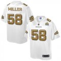 Youth Nike Denver Broncos #58 Von Miller White NFL Pro Line Super Bowl 50 Fashion Jersey