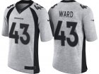 Nike Denver Broncos #43 T.J. Ward 2016 Gridiron Gray II Mens FL Limited Jersey