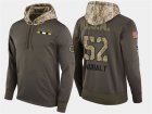 Nike Bruins 52 Sean Kuraly Olive Salute To Service Pullover Hoodie