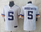 Nike Minnesota Vikings #5 Bridgewater White Jerseys(Limited)