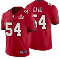 Nike Buccaneers #54 Lavonte David Red 2021 Super Bowl LV Vapor Untouchable Limited