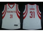 NBA Revolution 30 Houston Rockets #31 Jason Terry white Road Stitched Jerseys