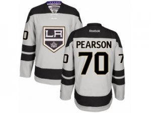 Mens Reebok Los Angeles Kings #70 Tanner Pearson Authentic Gray Alternate NHL Jersey