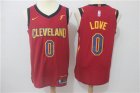 Cavaliers #0 Kevin Love Red Nike Authentic Jersey