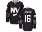 Mens Reebok New York Islanders #16 Pat LaFontaine Authentic Black Third NHL Jersey