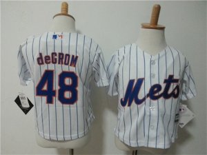 Mets #48 Jacob deGrom White Toddler Jersey