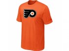 NHL Philadelphia Flyers Big & Tall Logo Orange T-Shirt