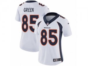 Women Nike Denver Broncos #85 Virgil Green Vapor Untouchable Limited White NFL Jersey