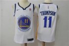 Warriors #11 Klay Thompson White Nike Authentic Jersey