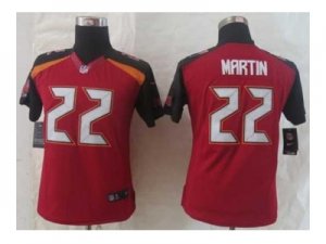 Nike women tampa bay buccaneers #22 martin red jerseys[2014 new]