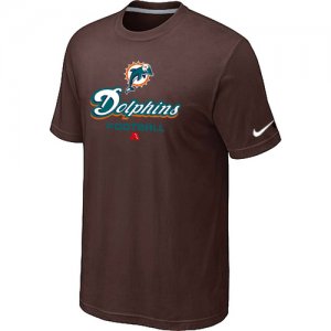 Miami Dolphins Critical Victory Brown T-Shirt