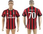 2017-18 AC Milan 70 BACCA Home Thailand Soccer Jersey