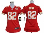 Nike Women Kansas City Chiefs #82 Dwayne Bowe Red Jerseys