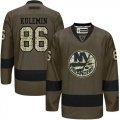 New York Islanders #86 Nikolay Kulemin Green Salute to Service Stitched NHL Jersey