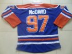 nhl Edmonton Oilers # 97 McDAVID blue