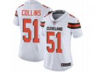 Women Nike Cleveland Browns #51 Jamie Collins Vapor Untouchable Limited White NFL Jersey
