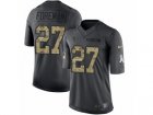 Mens Nike Houston Texans #27 DOnta Foreman Limited Black 2016 Salute to Service NFL Jersey