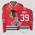 nhl jerseys chicago blackhawks #39 huet red[2013 Stanley cup champions]