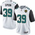 Mens Nike Jacksonville Jaguars #39 Tashaun Gipson Limited White NFL Jersey