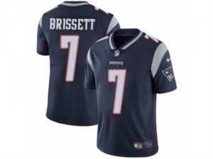 Nike Patriots #7 Jacoby Brissett Navy Blue Team Color Mens Stitched NFL Vapor Untouchable Limited Jersey
