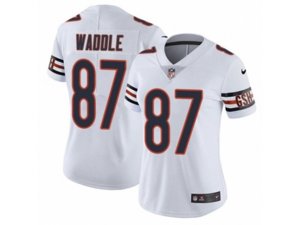 Women Nike Chicago Bears #87 Tom Waddle Vapor Untouchable Limited White NFL Jersey