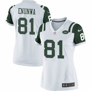 Women\'s Nike New York Jets #81 Quincy Enunwa Limited White NFL Jersey
