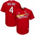 Cardinals #4 Yadier Molina Red Cool Base Jersey