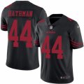 Youth Nike San Francisco 49ers #44 Tom Rathman Limited Black Rush NFL Jersey