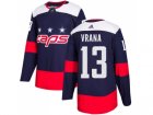 Men Adidas Washington Capitals #13 Jakub Vrana Navy Authentic 2018 Stadium Series Stitched NHL Jersey