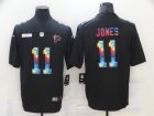 Mens Atlanta Falcons #11 Julio Jones Multi-Color Black 2020 NFL Crucial