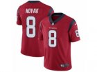 Mens Nike Houston Texans #8 Nick Novak Vapor Untouchable Limited Red Alternate NFL Jersey