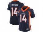 Women Nike Denver Broncos #14 Cody Latimer Vapor Untouchable Limited Navy Blue Alternate NFL Jersey