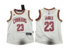 Cavaliers #23 LeBron James White Youth Swingman Jersey