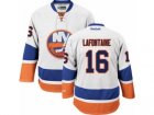 Mens Reebok New York Islanders #16 Pat LaFontaine Authentic White Away NHL Jersey
